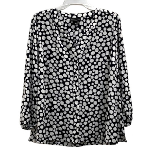 Lane Bryant Longsleeve Button Career Blouse 18 - Picture 1 of 3